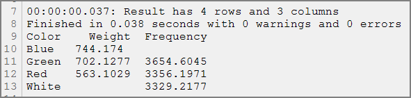 Multi Input cPlan Dive Result